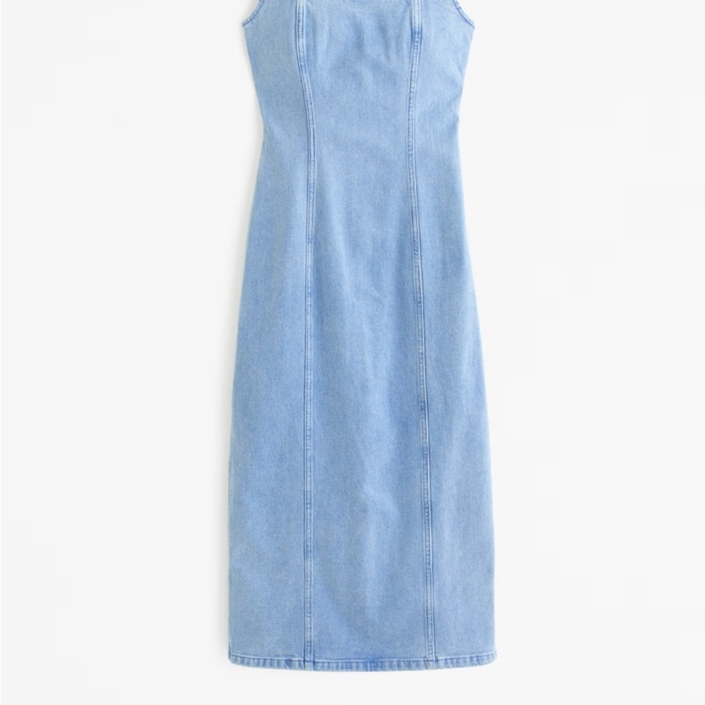 Abercrombie & Fitch Blue Denim Dress